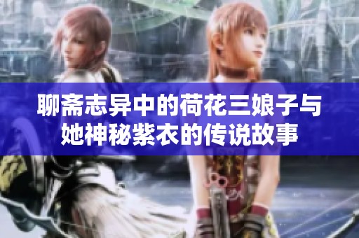 聊斋志异中的荷花三娘子与她神秘紫衣的传说故事