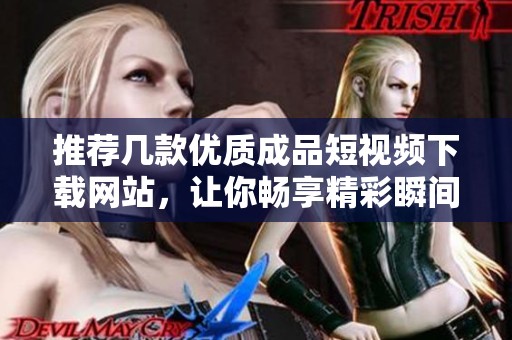 推荐几款优质成品短视频下载网站，让你畅享精彩瞬间