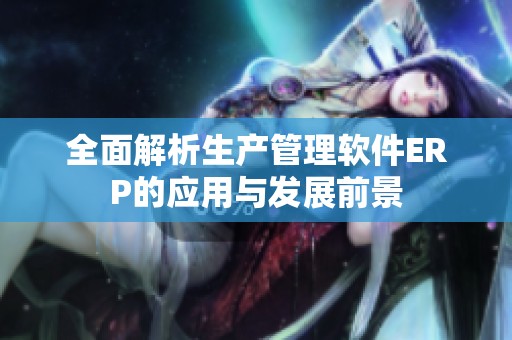 全面解析生产管理软件ERP的应用与发展前景
