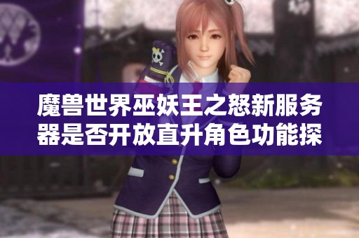 魔兽世界巫妖王之怒新服务器是否开放直升角色功能探讨