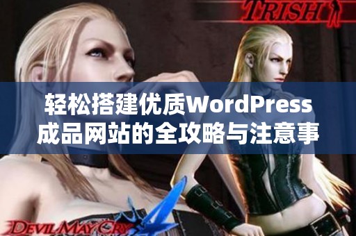 轻松搭建优质WordPress成品网站的全攻略与注意事项