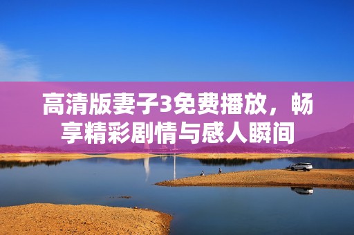高清版妻子3免费播放，畅享精彩剧情与感人瞬间