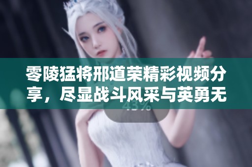 零陵猛将邢道荣精彩视频分享，尽显战斗风采与英勇无畏