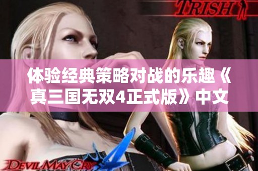 体验经典策略对战的乐趣《真三国无双4正式版》中文硬盘版解析
