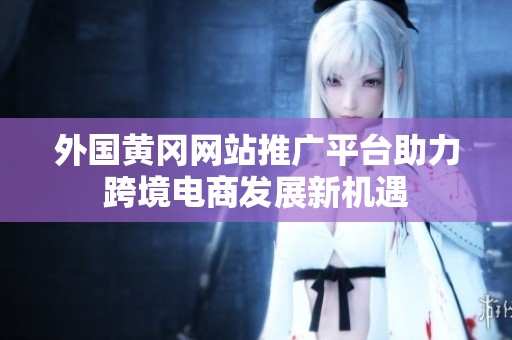 外国黄冈网站推广平台助力跨境电商发展新机遇