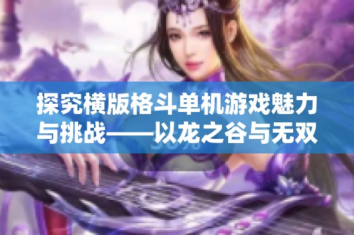 探究横版格斗单机游戏魅力与挑战——以龙之谷与无双为例