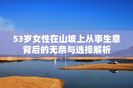 53岁女性在山坡上从事生意背后的无奈与选择解析