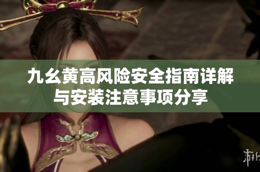 九幺黄高风险安全指南详解与安装注意事项分享