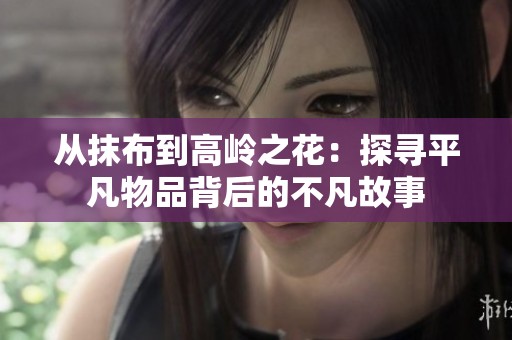 从抹布到高岭之花：探寻平凡物品背后的不凡故事