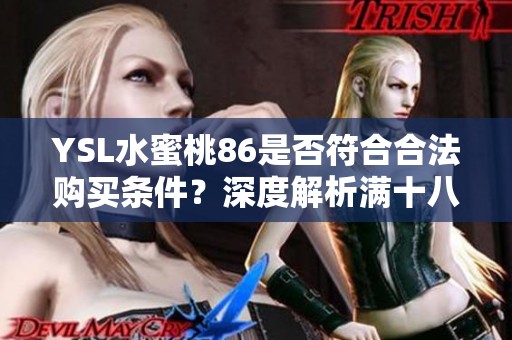 YSL水蜜桃86是否符合合法购买条件？深度解析满十八岁限制
