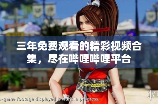 三年免费观看的精彩视频合集，尽在哔哩哔哩平台