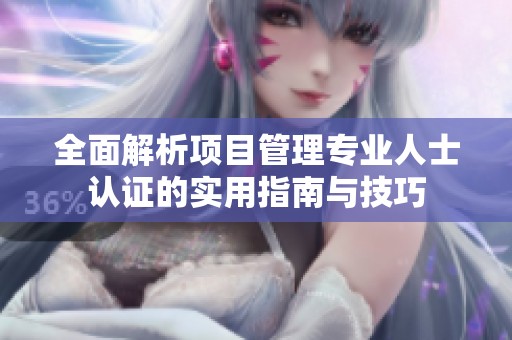 全面解析项目管理专业人士认证的实用指南与技巧