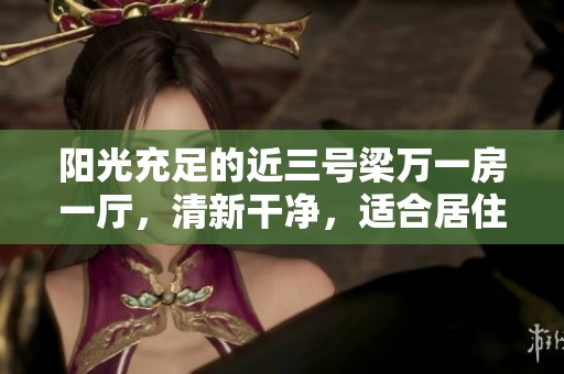 阳光充足的近三号梁万一房一厅，清新干净，适合居住
