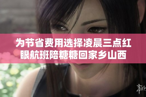 为节省费用选择凌晨三点红眼航班陪糖糖回家乡山西