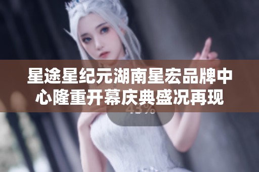 星途星纪元湖南星宏品牌中心隆重开幕庆典盛况再现