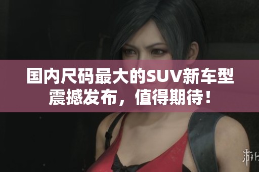 国内尺码最大的SUV新车型震撼发布，值得期待！