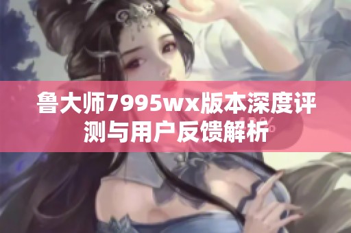 鲁大师7995wx版本深度评测与用户反馈解析