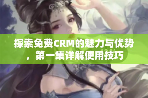 探索免费CRM的魅力与优势，第一集详解使用技巧