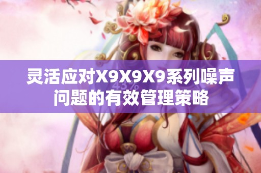 灵活应对X9X9X9系列噪声问题的有效管理策略