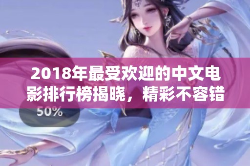 2018年最受欢迎的中文电影排行榜揭晓，精彩不容错过