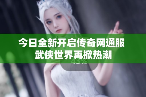 今日全新开启传奇网通服 武侠世界再掀热潮
