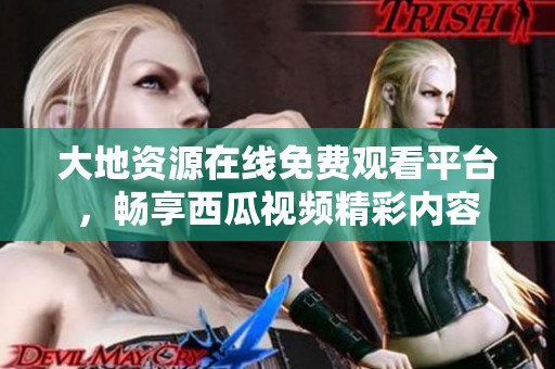 大地资源在线免费观看平台，畅享西瓜视频精彩内容