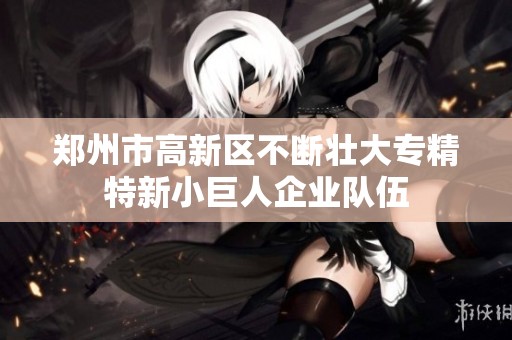 郑州市高新区不断壮大专精特新小巨人企业队伍