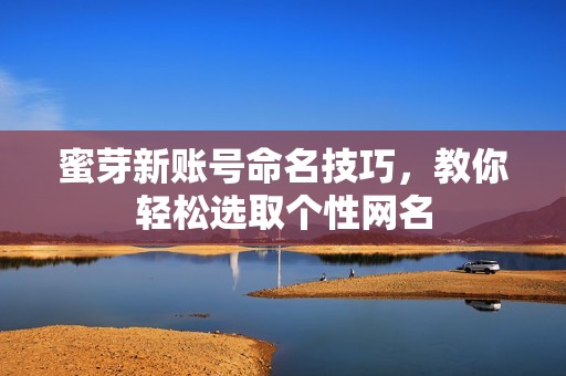 蜜芽新账号命名技巧，教你轻松选取个性网名