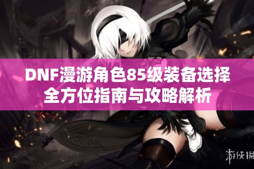 DNF漫游角色85级装备选择全方位指南与攻略解析