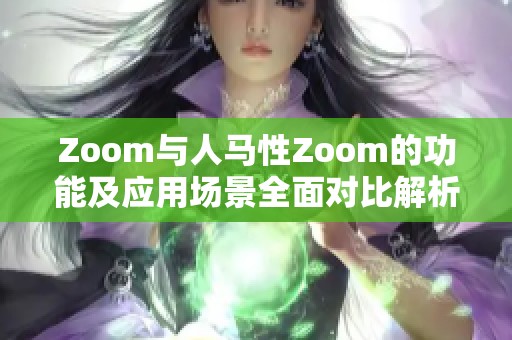 Zoom与人马性Zoom的功能及应用场景全面对比解析