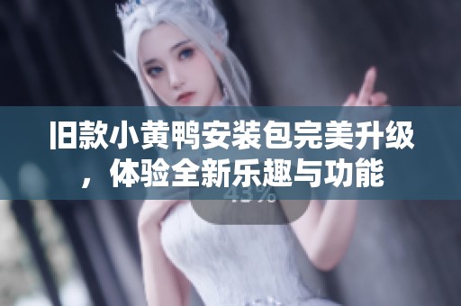 旧款小黄鸭安装包完美升级，体验全新乐趣与功能