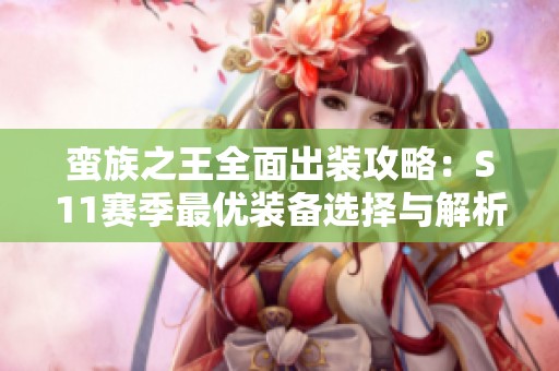 蛮族之王全面出装攻略：S11赛季最优装备选择与解析