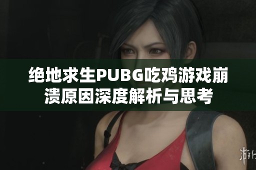 绝地求生PUBG吃鸡游戏崩溃原因深度解析与思考
