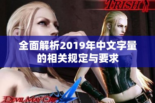 全面解析2019年中文字量的相关规定与要求