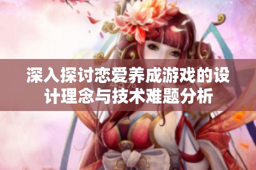 深入探讨恋爱养成游戏的设计理念与技术难题分析