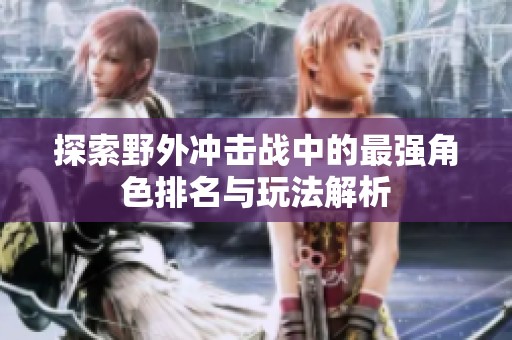探索野外冲击战中的最强角色排名与玩法解析