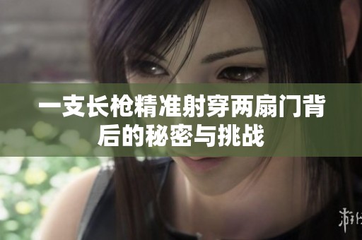 一支长枪精准射穿两扇门背后的秘密与挑战