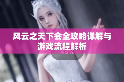 风云之天下会全攻略详解与游戏流程解析