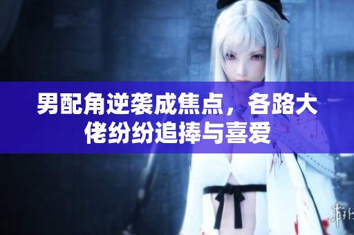 男配角逆袭成焦点，各路大佬纷纷追捧与喜爱
