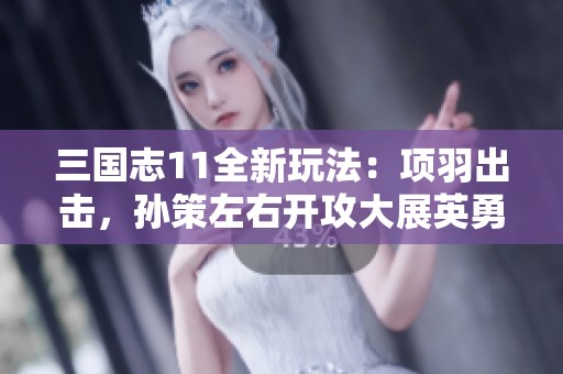 三国志11全新玩法：项羽出击，孙策左右开攻大展英勇之势