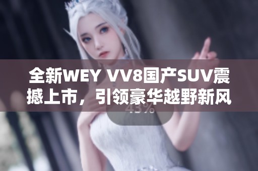 全新WEY VV8国产SUV震撼上市，引领豪华越野新风潮