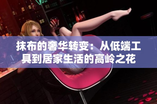 抹布的奢华转变：从低端工具到居家生活的高岭之花
