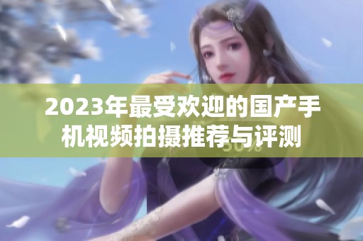 2023年最受欢迎的国产手机视频拍摄推荐与评测