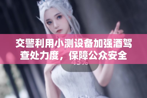 交警利用小测设备加强酒驾查处力度，保障公众安全