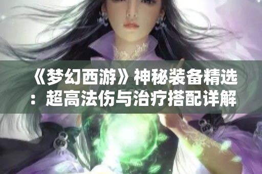 《梦幻西游》神秘装备精选：超高法伤与治疗搭配详解