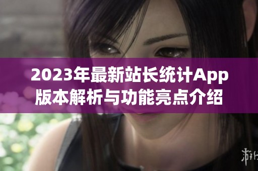 2023年最新站长统计App版本解析与功能亮点介绍