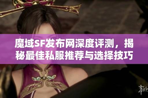 魔域SF发布网深度评测，揭秘最佳私服推荐与选择技巧