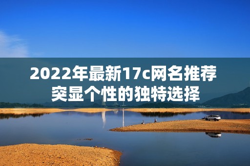 2022年最新17c网名推荐 突显个性的独特选择