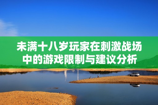未满十八岁玩家在刺激战场中的游戏限制与建议分析