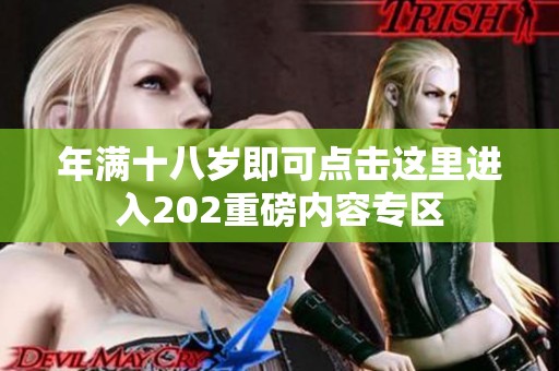 年满十八岁即可点击这里进入202重磅内容专区